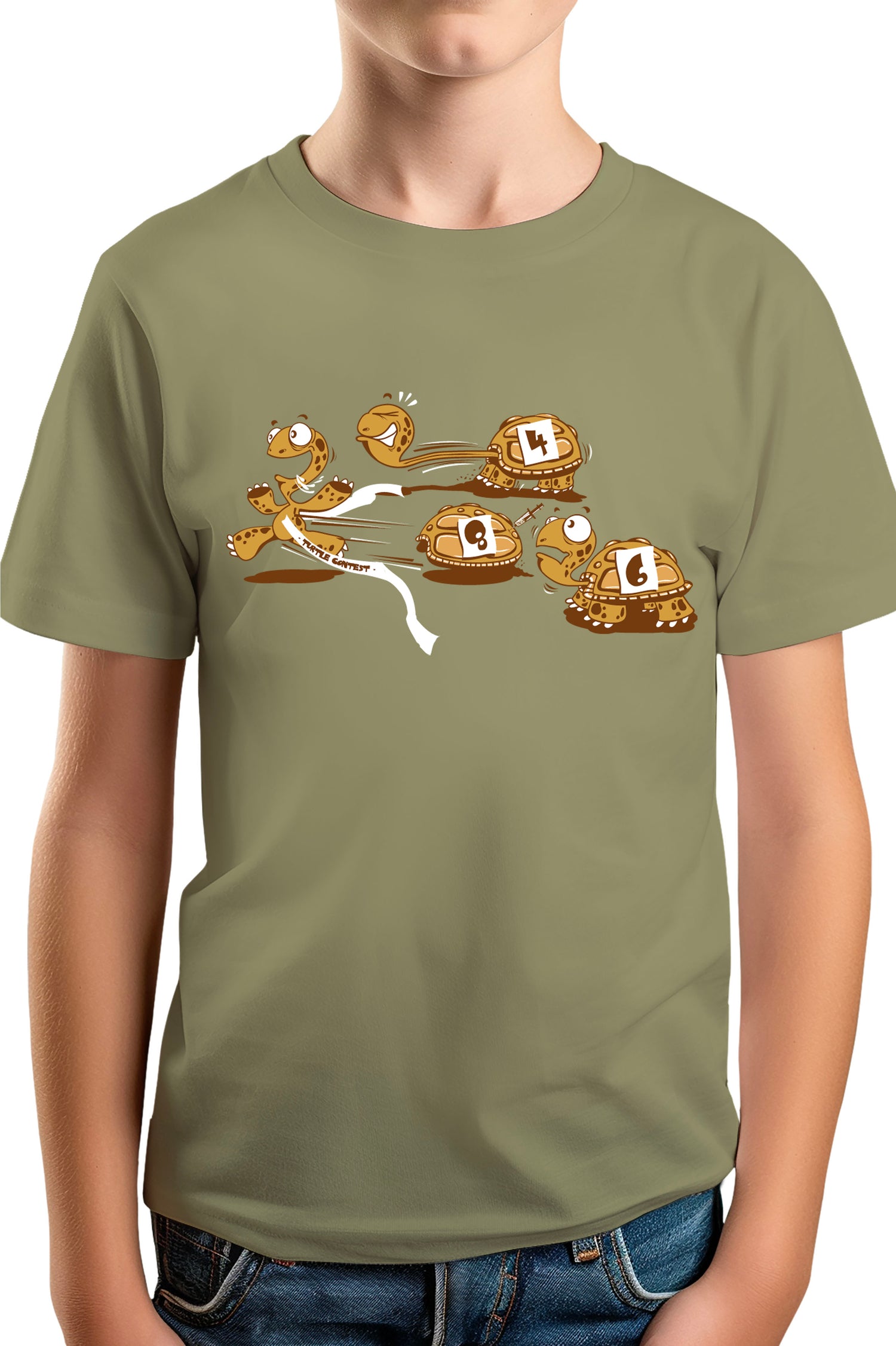 T-Shirt Garçon Course de tortues