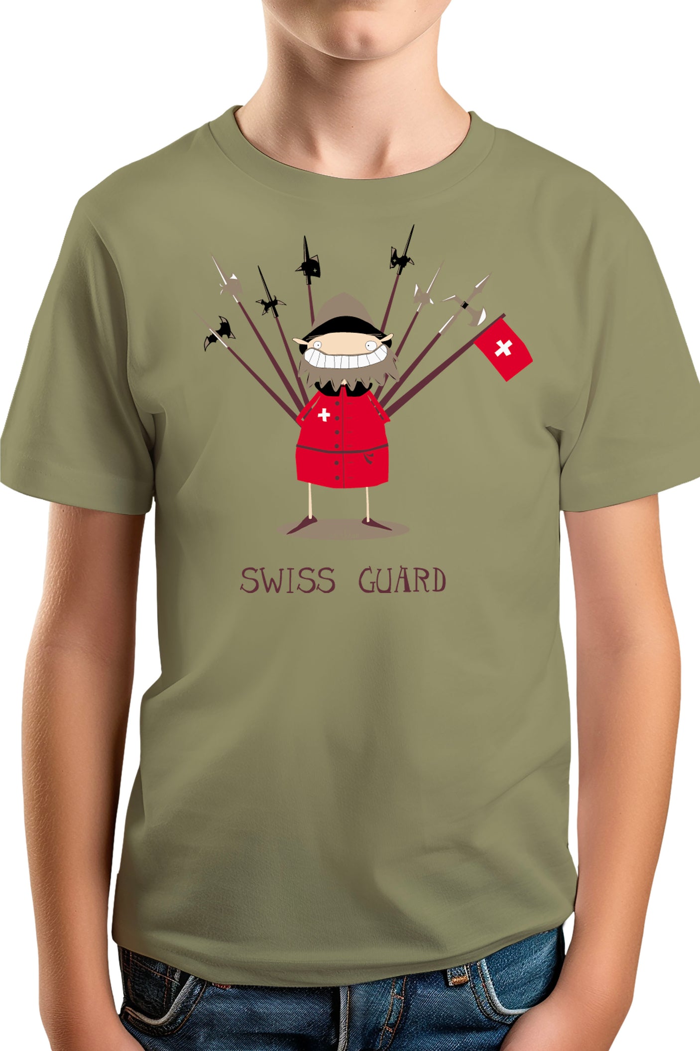 T-Shirt Garçon Swiss Guard