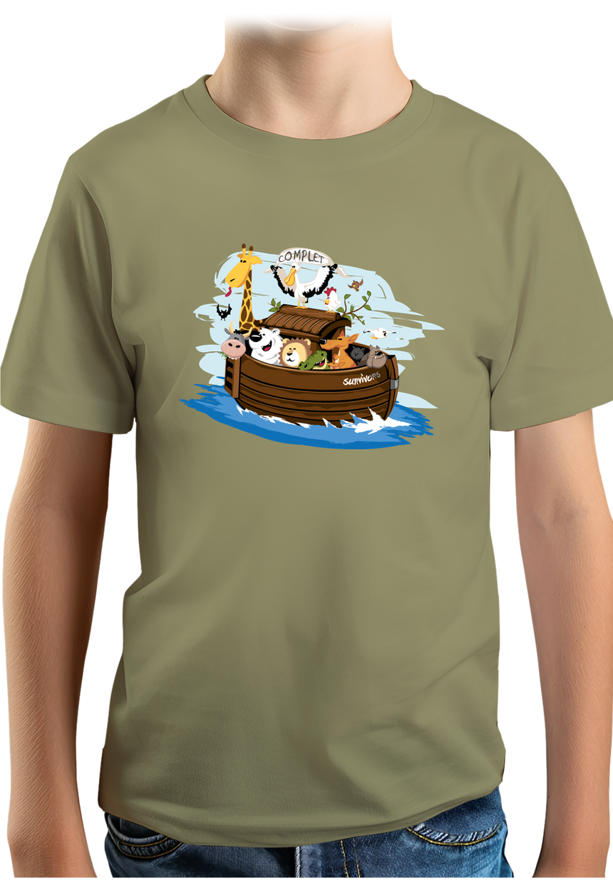 T-Shirt Garçon Arche de Noé (Recto/Verso)