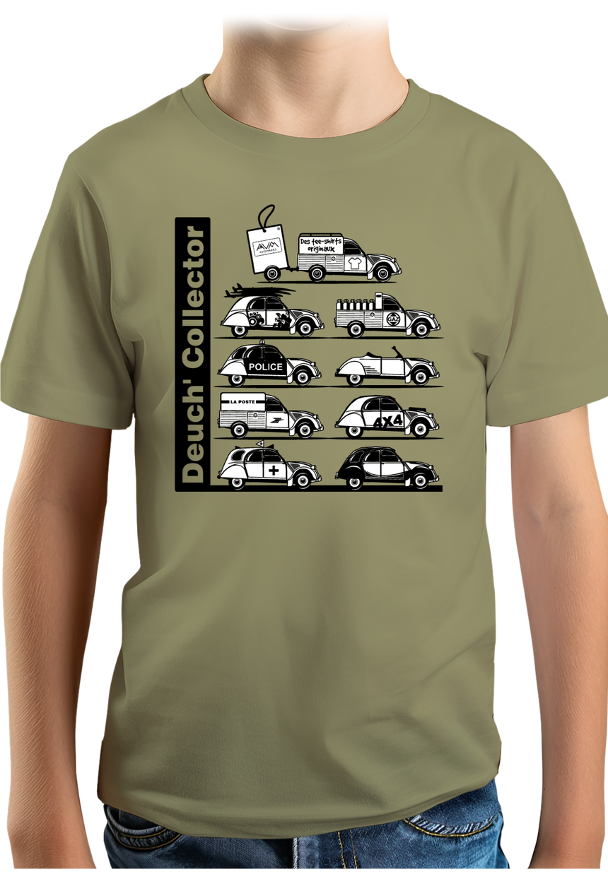 T-Shirt Garçon Voiture 2CV Collector