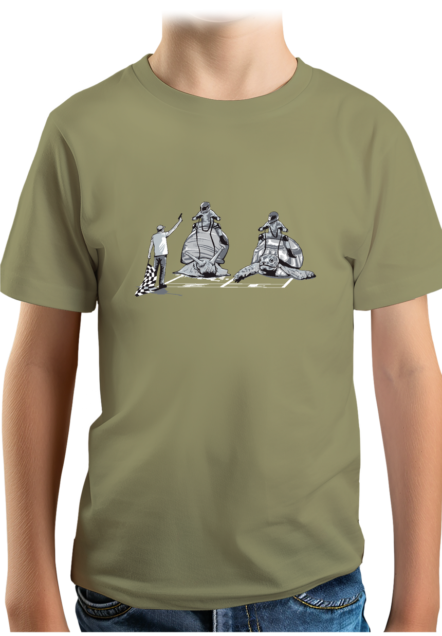 T-Shirt Garçon La Course d'escargots