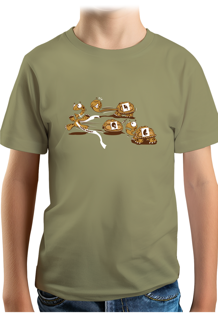 T-Shirt Garçon Course de tortues