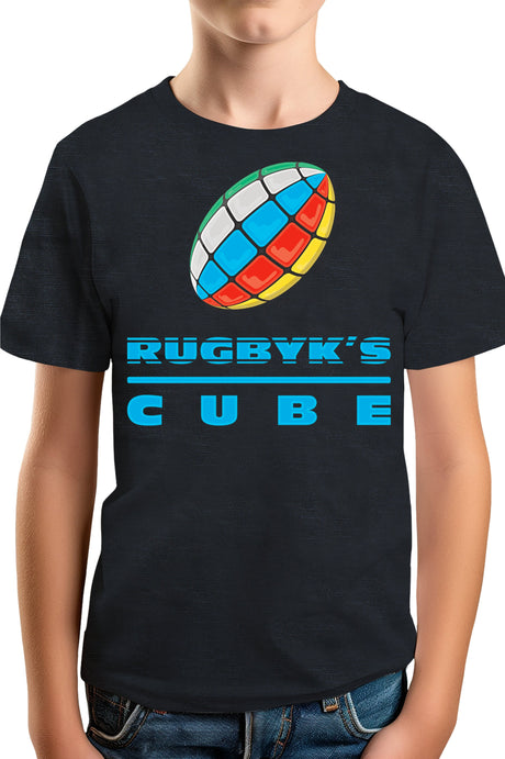 T-Shirt Garçon Rugby cube