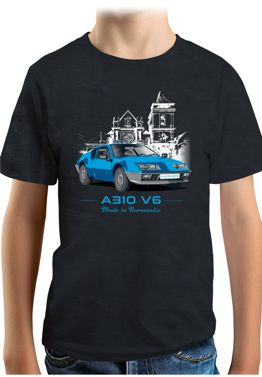 T-Shirt Garçon Voiture A310 V6 Made in Normandie