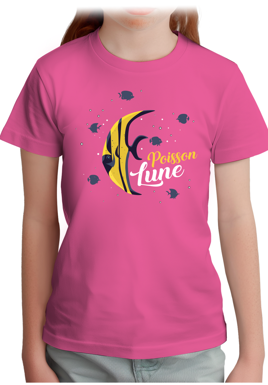 T-Shirt Femme Poisson lune avec strass