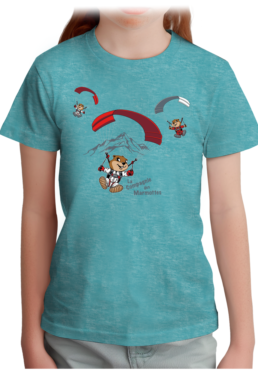 T-Shirt Fille Le Vol des Marmottes