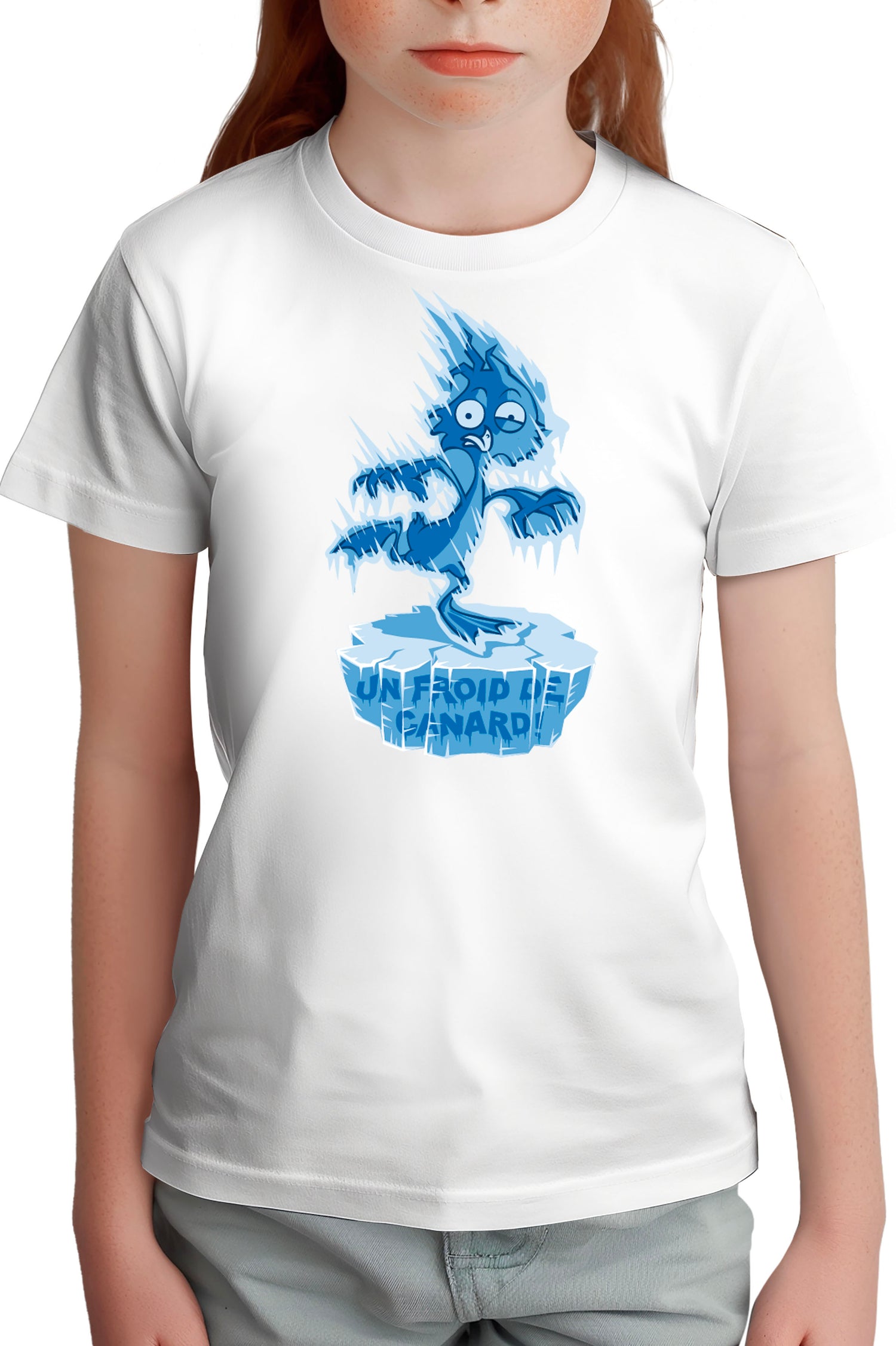 T-Shirt Fille Froid de Canard