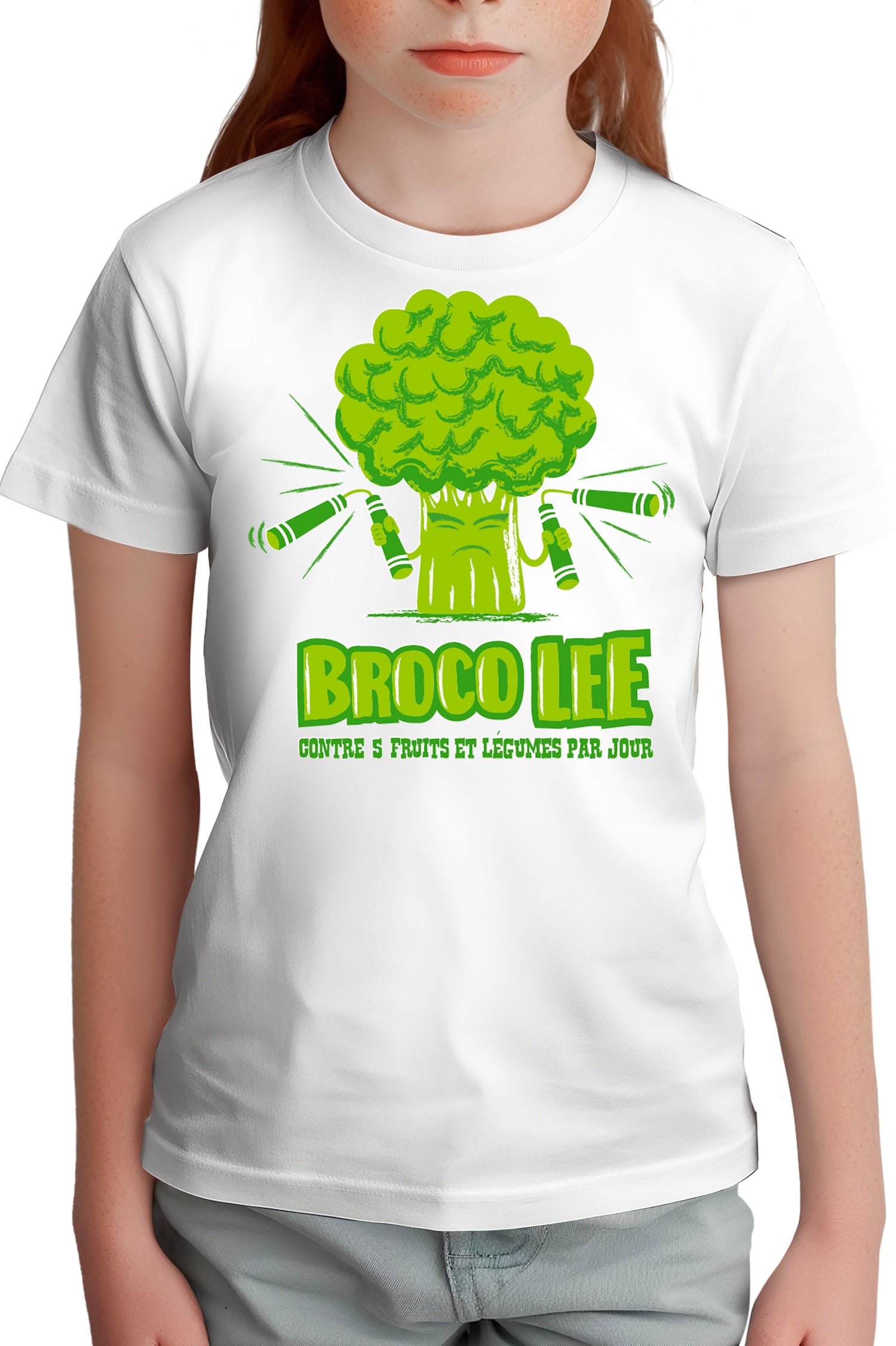 T-Shirt Fille Broco Lee 5 fruits et légumes