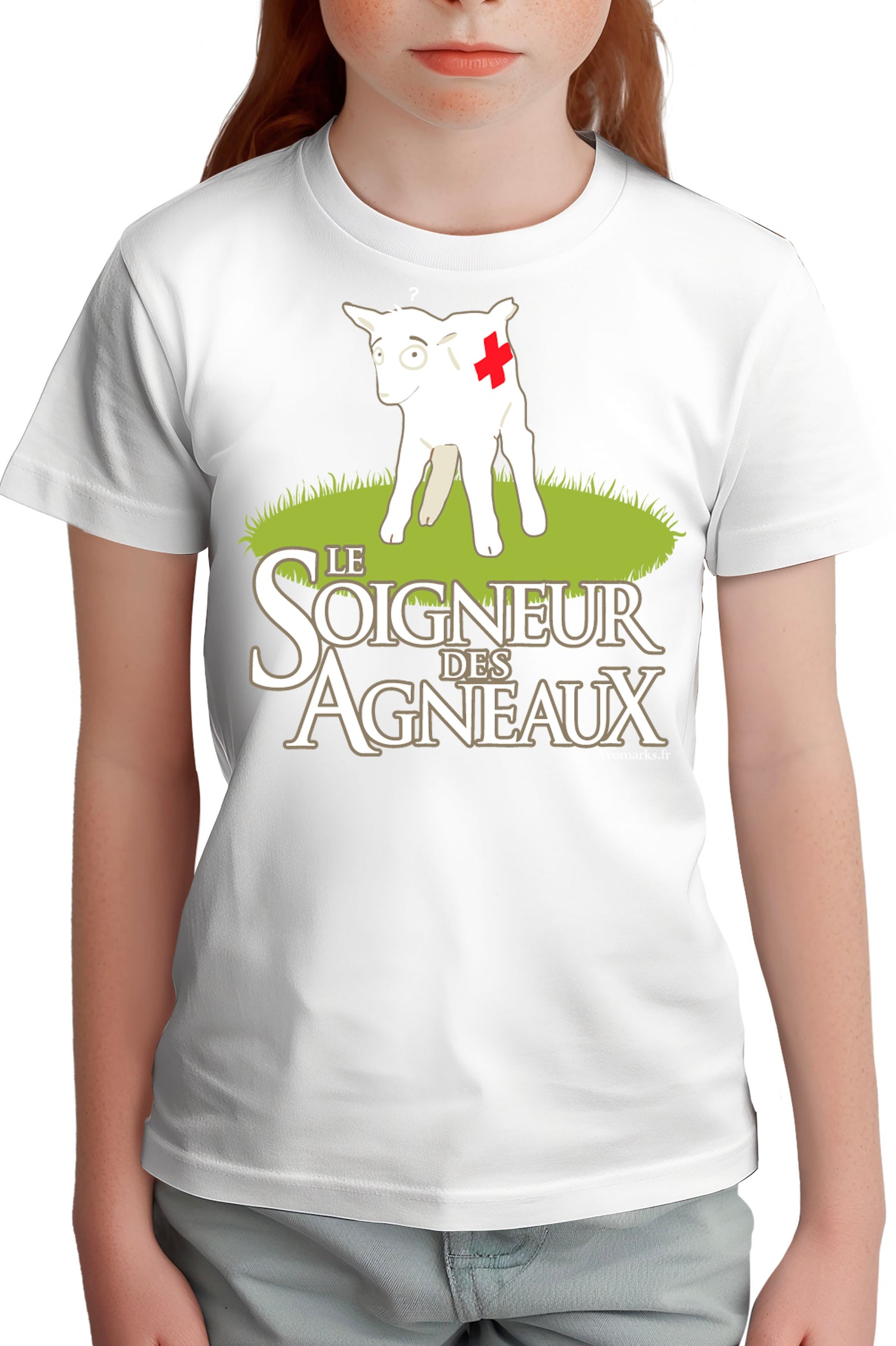 T-Shirt Fille Soigneur des agneaux