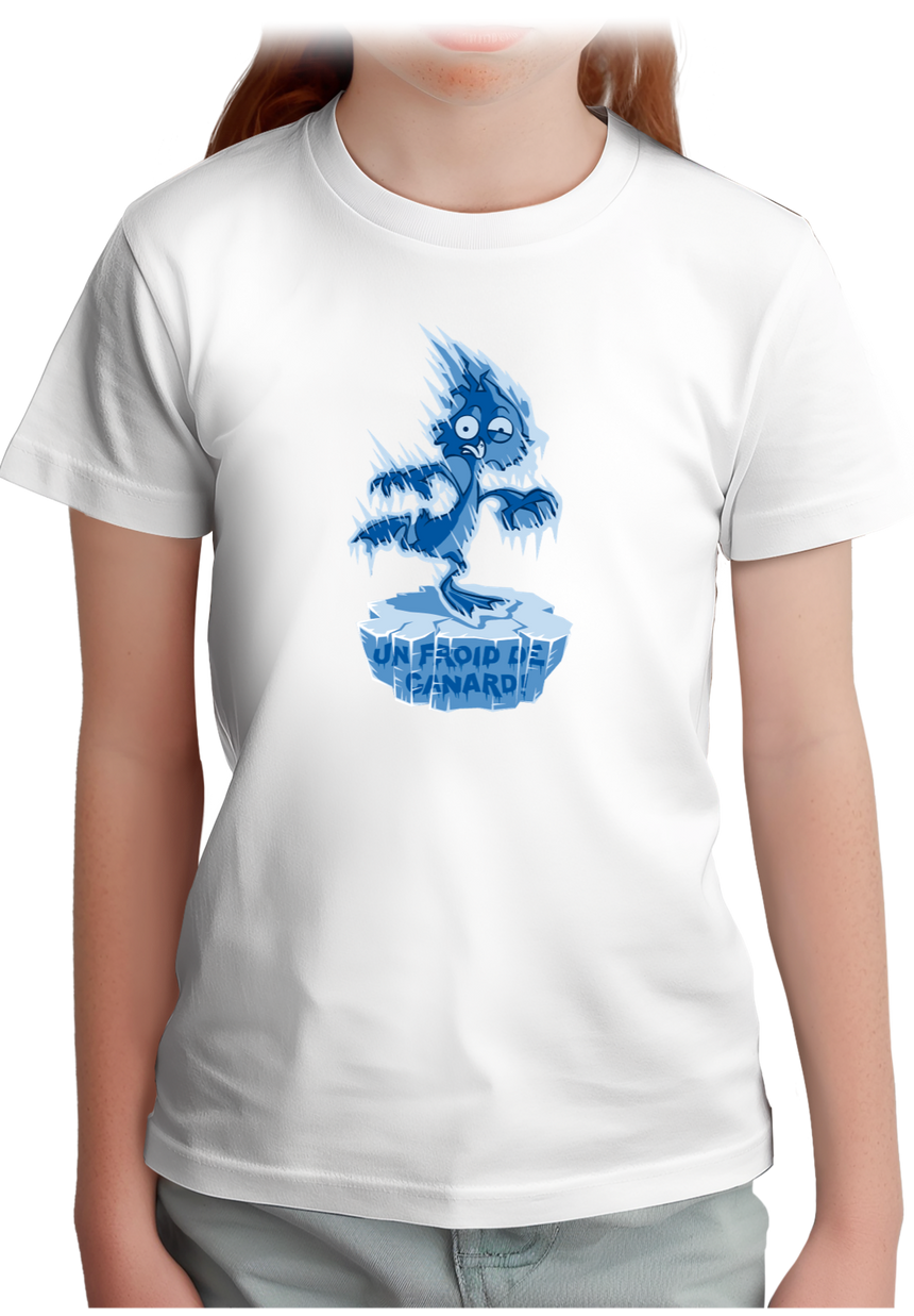 T-Shirt Fille Froid de Canard