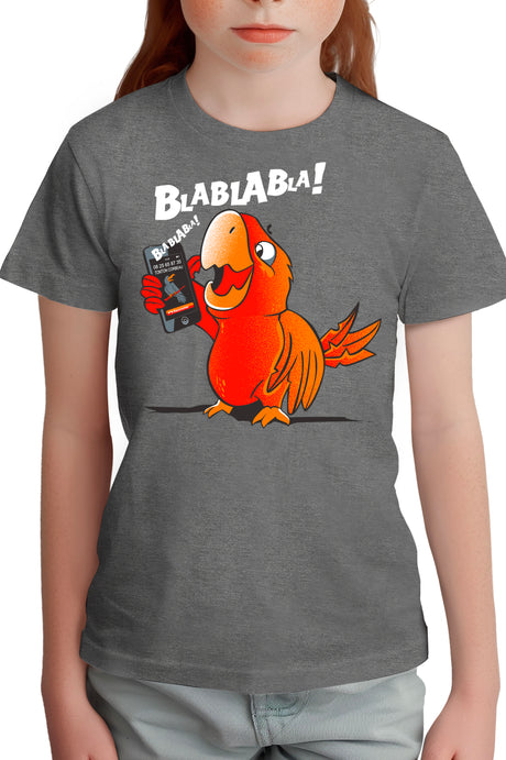 T-Shirt Fille Blablabla le Perroquet