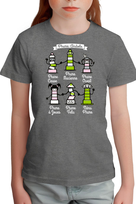 T-Shirt Fille Les 06 phares andoles