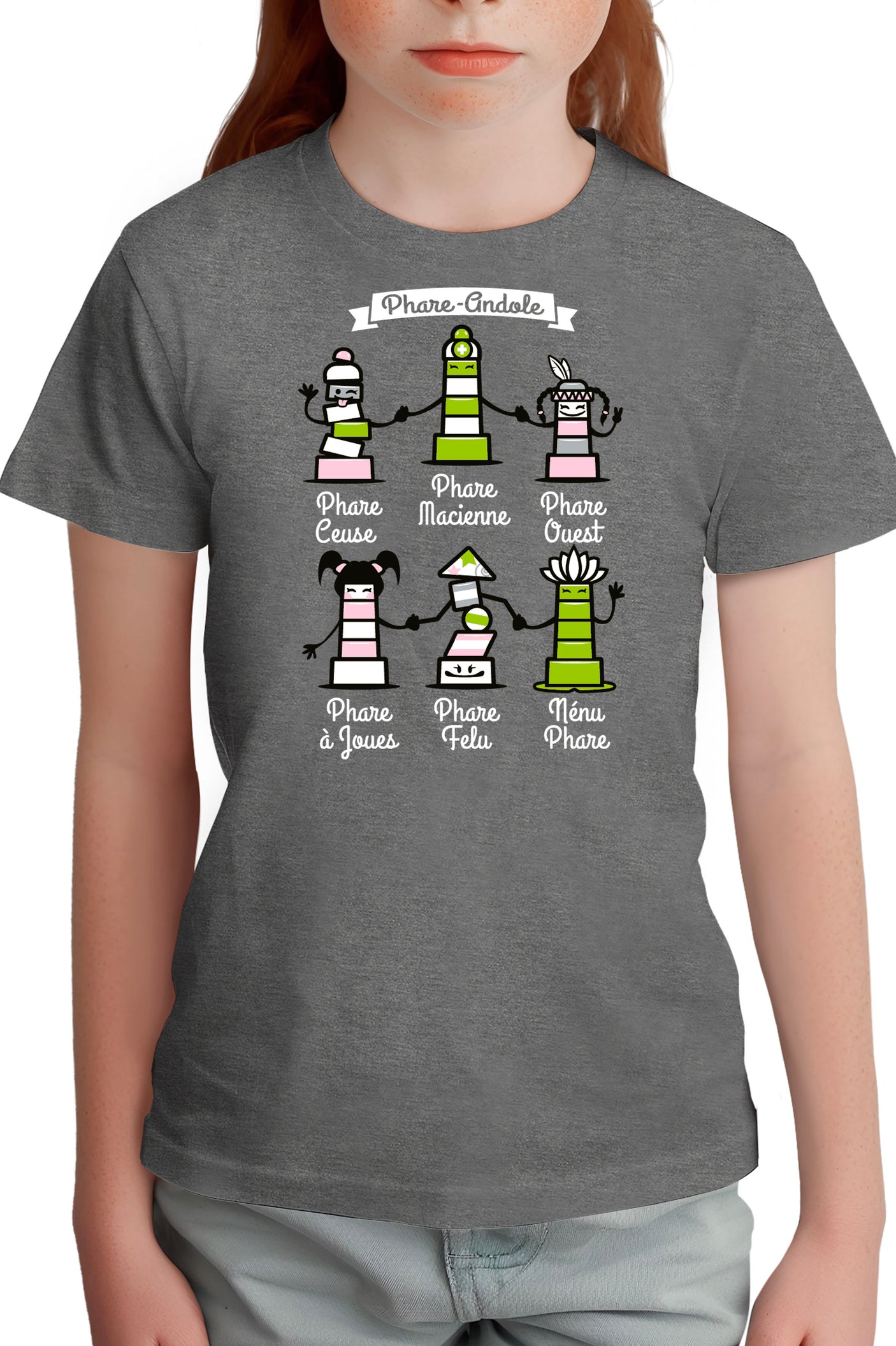 T-Shirt Fille Les 06 phares andoles