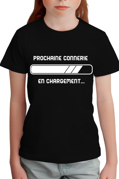 T-Shirt Fille Prochaine connerie en chargement