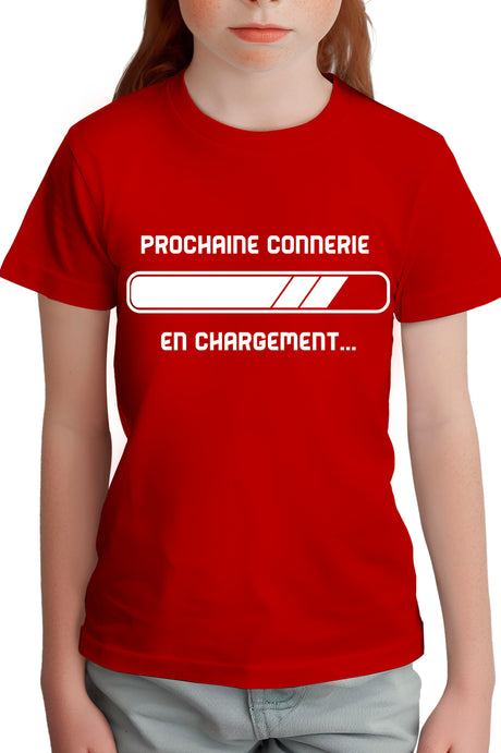 T-Shirt Fille Prochaine connerie en chargement