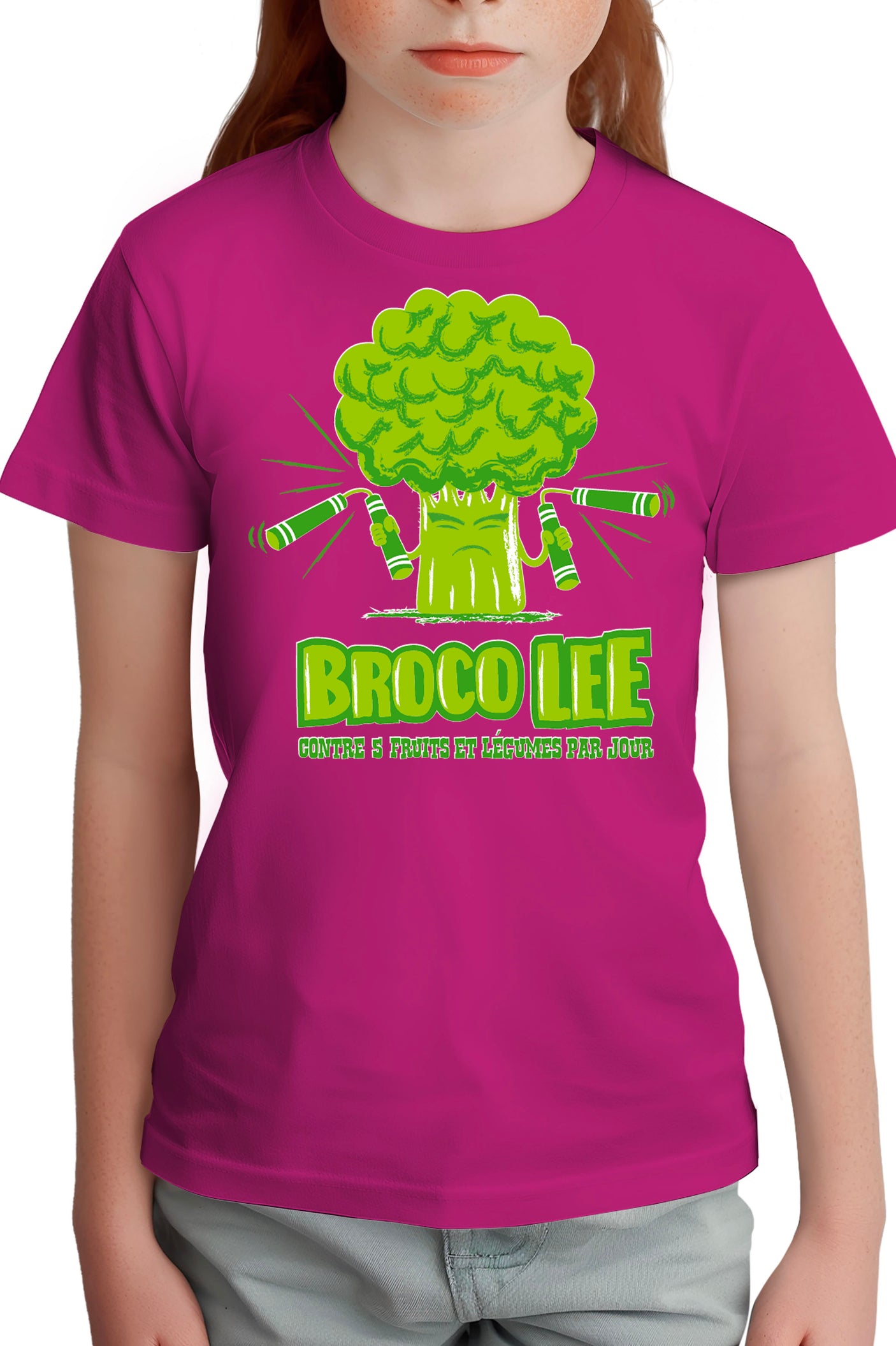 T-Shirt Fille Broco Lee 5 fruits et légumes