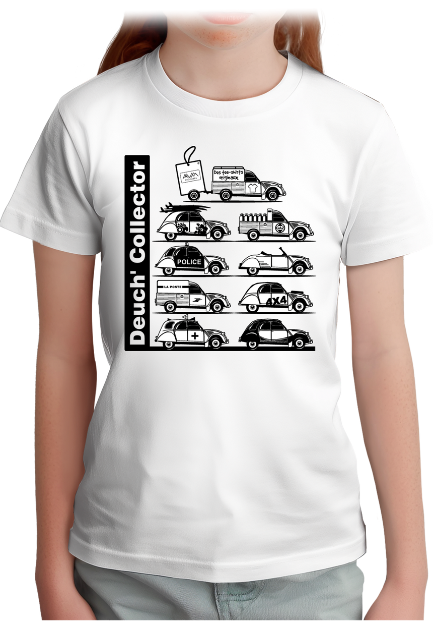 T-Shirt Fille Voiture 2CV Collector