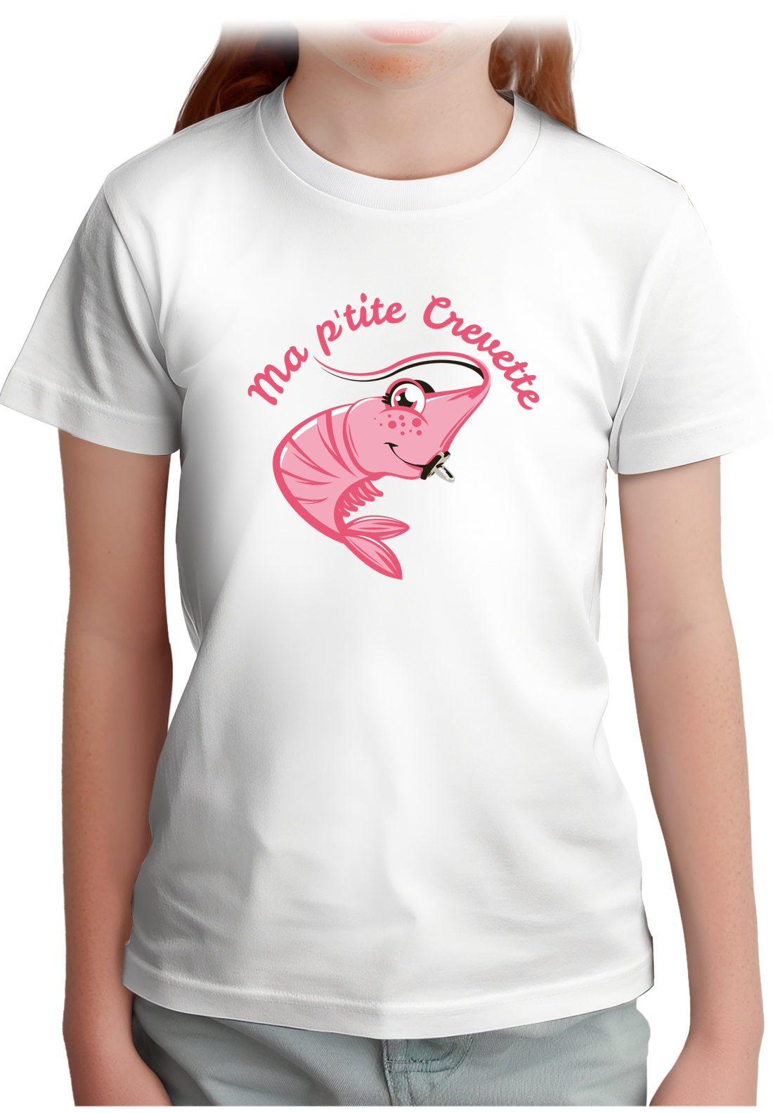 T-Shirt Fille Ma petite crevette