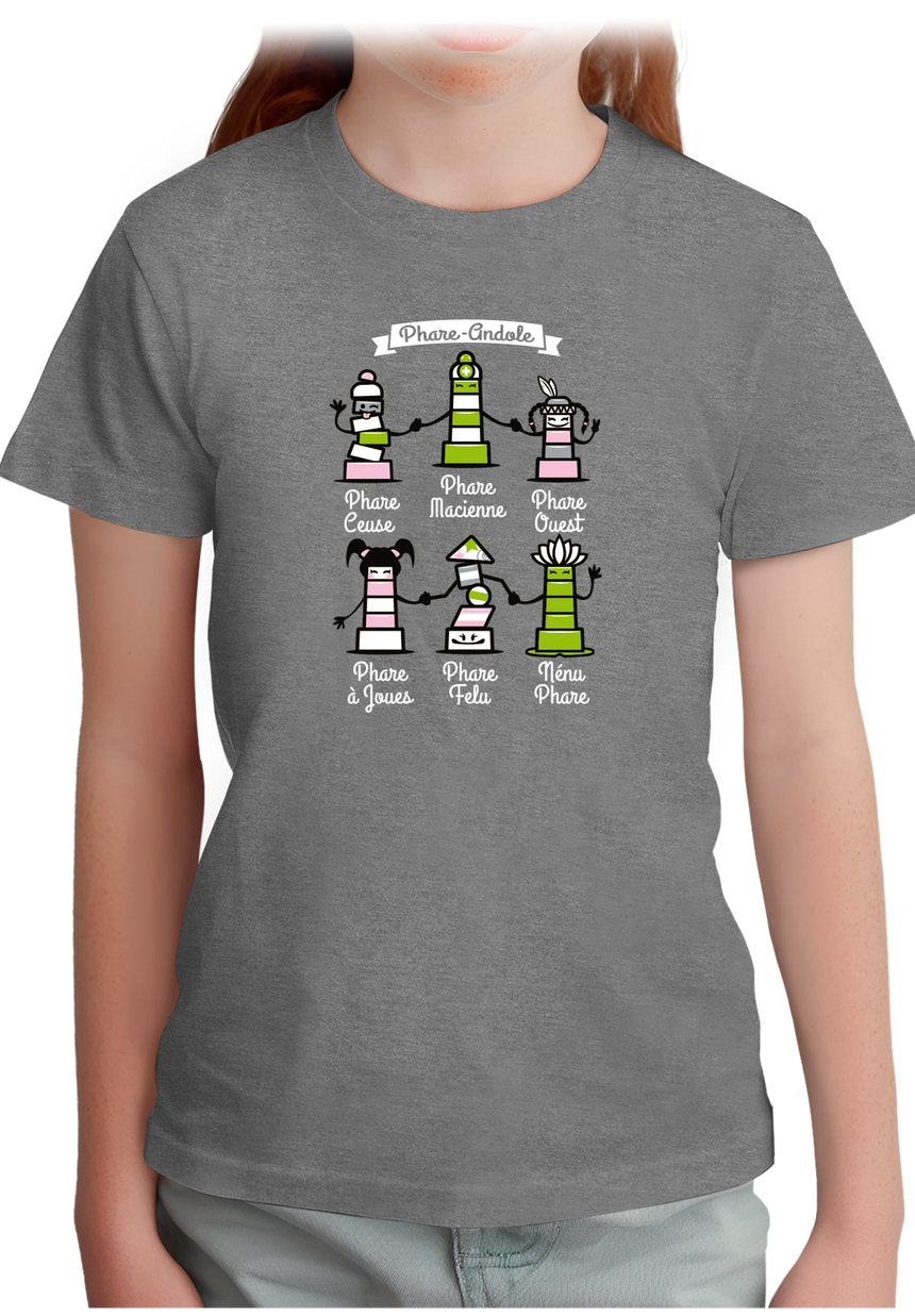 T-Shirt Fille Les 06 phares-andoles
