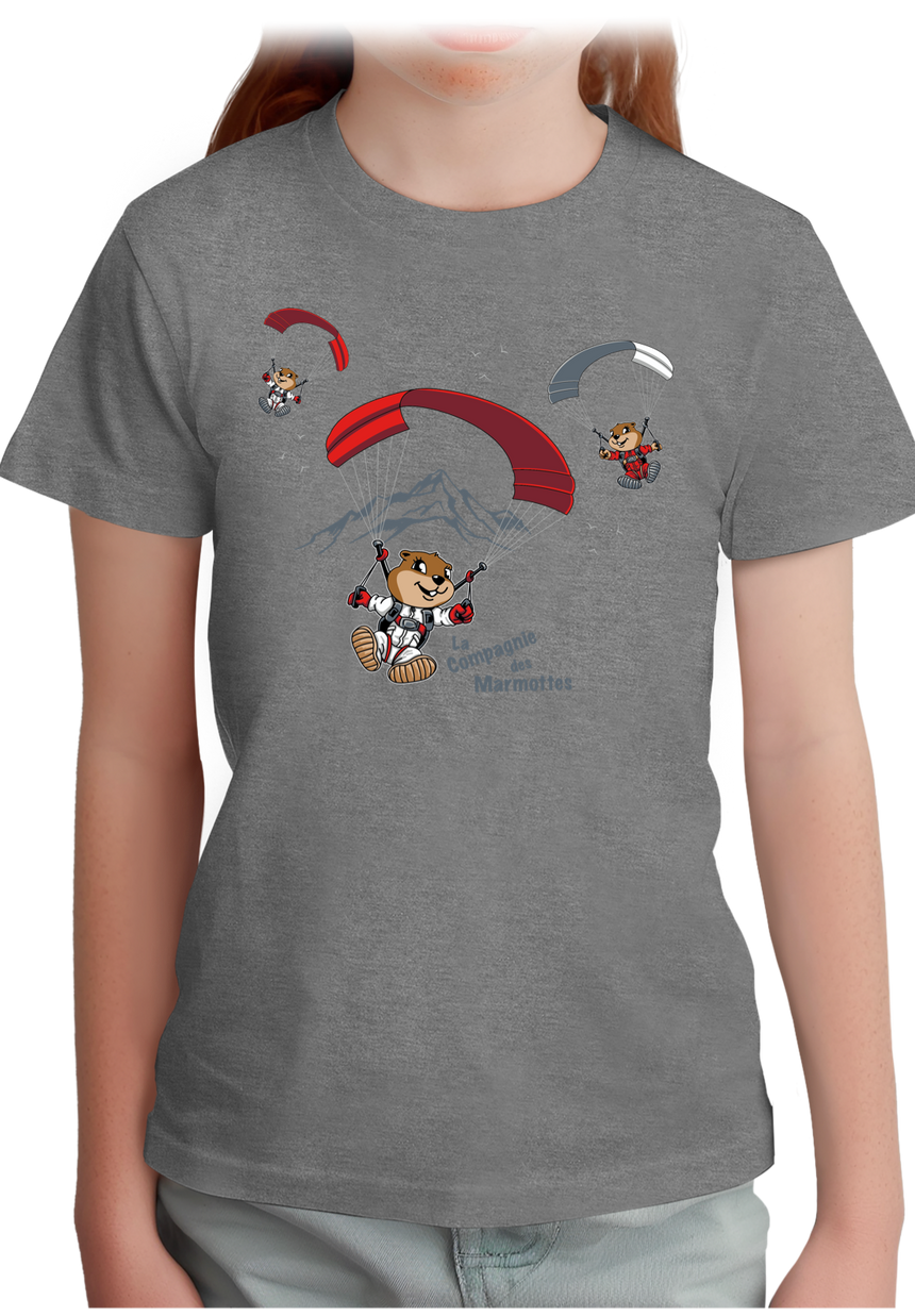 T-Shirt Fille Le Vol des Marmottes