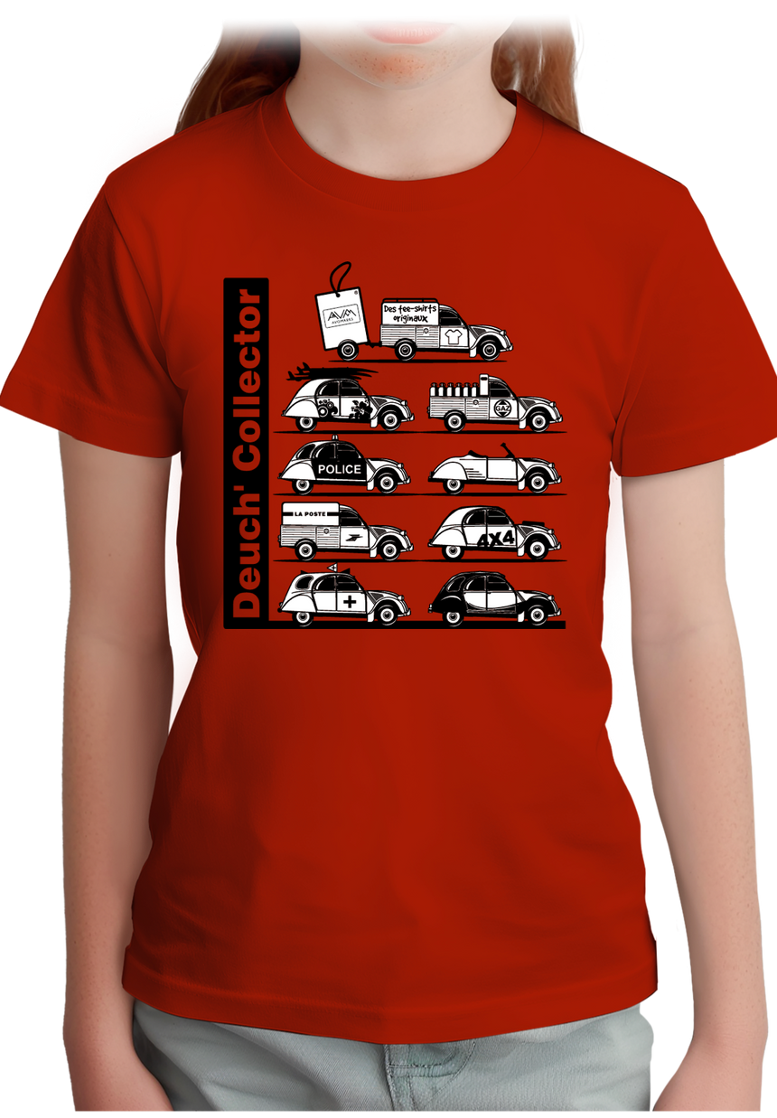 T-Shirt Fille Voiture 2CV Collector
