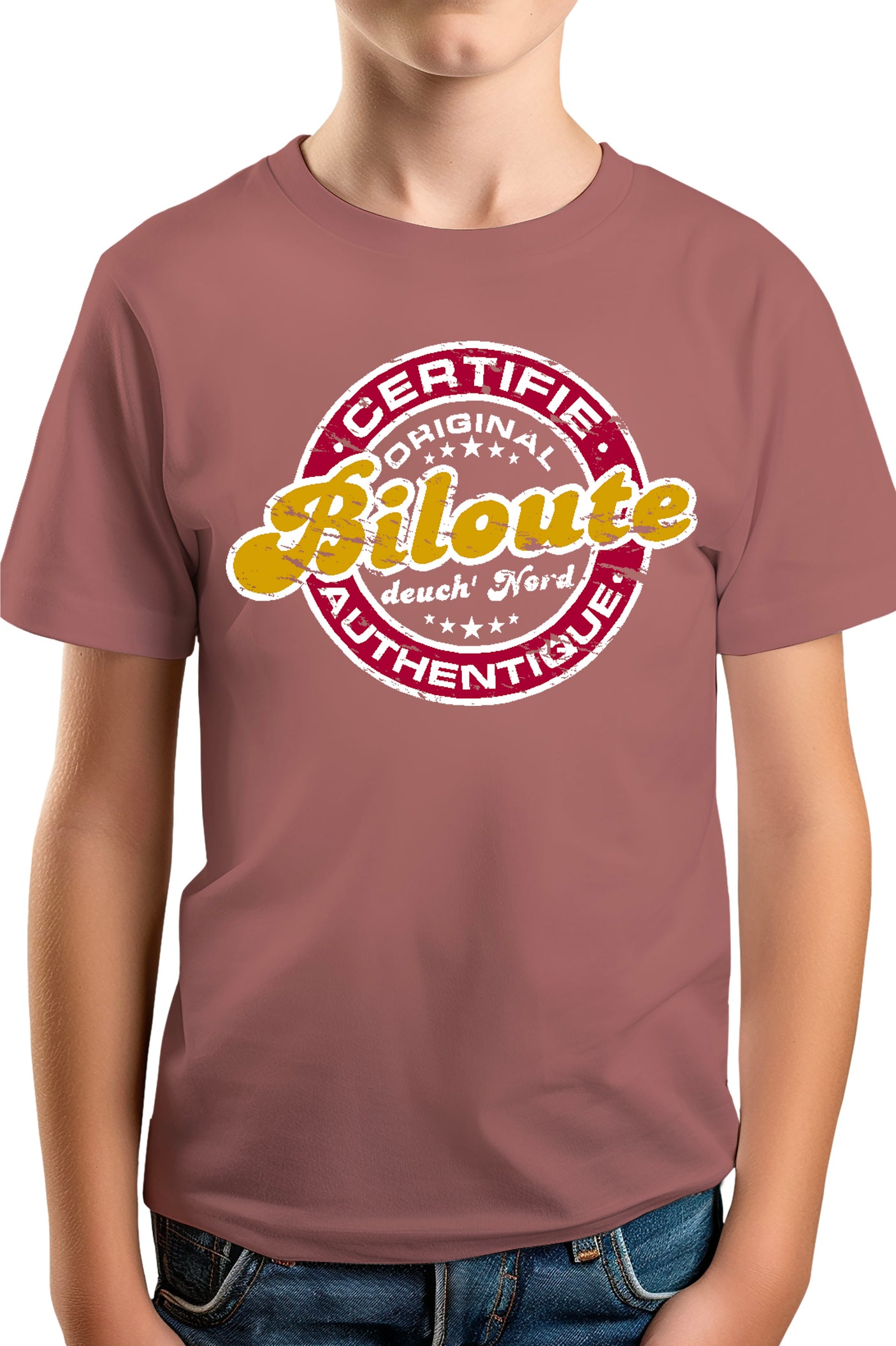 T-Shirt Garçon Certifie authentique biloute