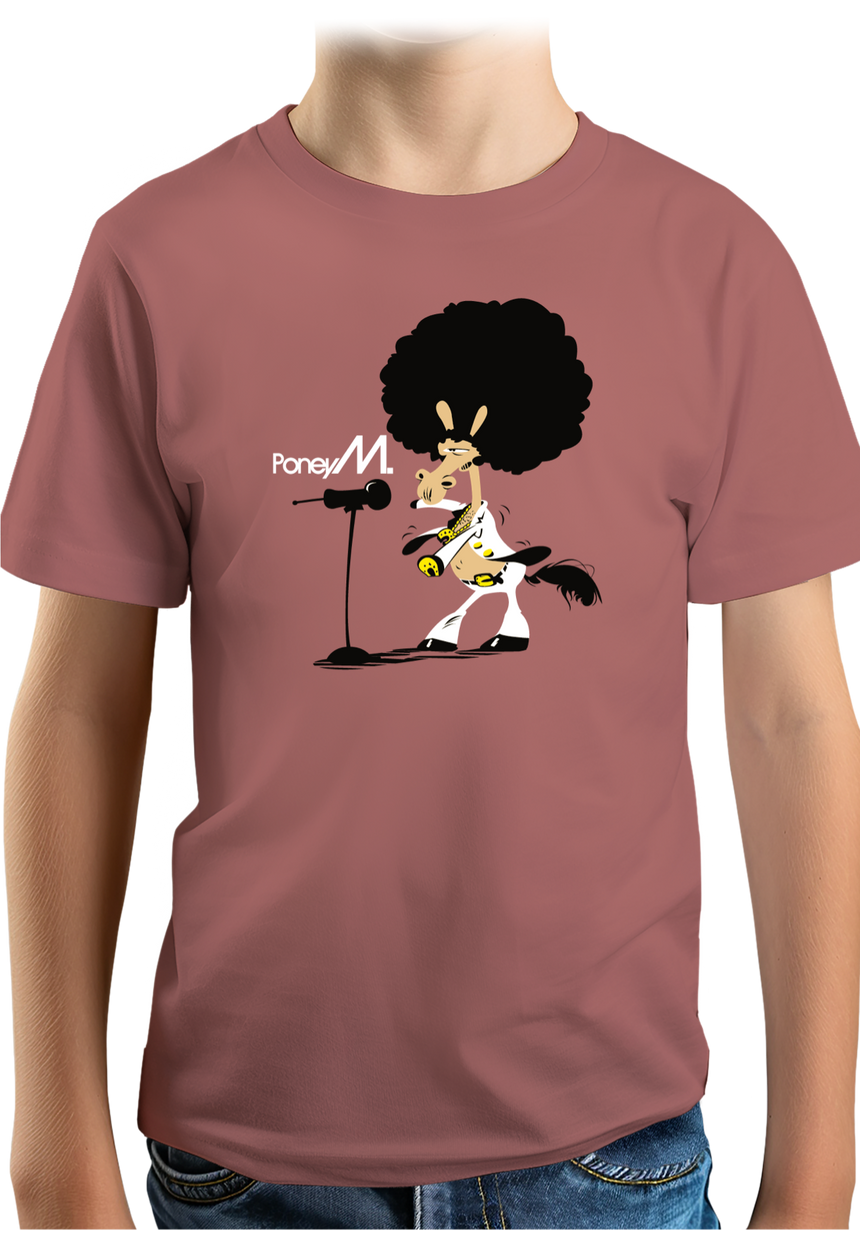 T-Shirt Garçon Chanteur Poney M
