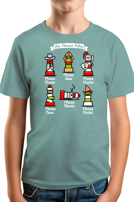 T-Shirt Garçon Les 06 phares felus