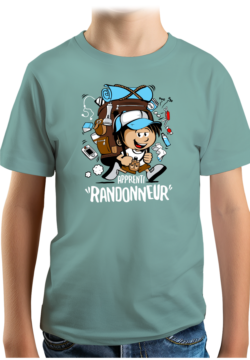 T-Shirt Garçon Petit randonneur en trail