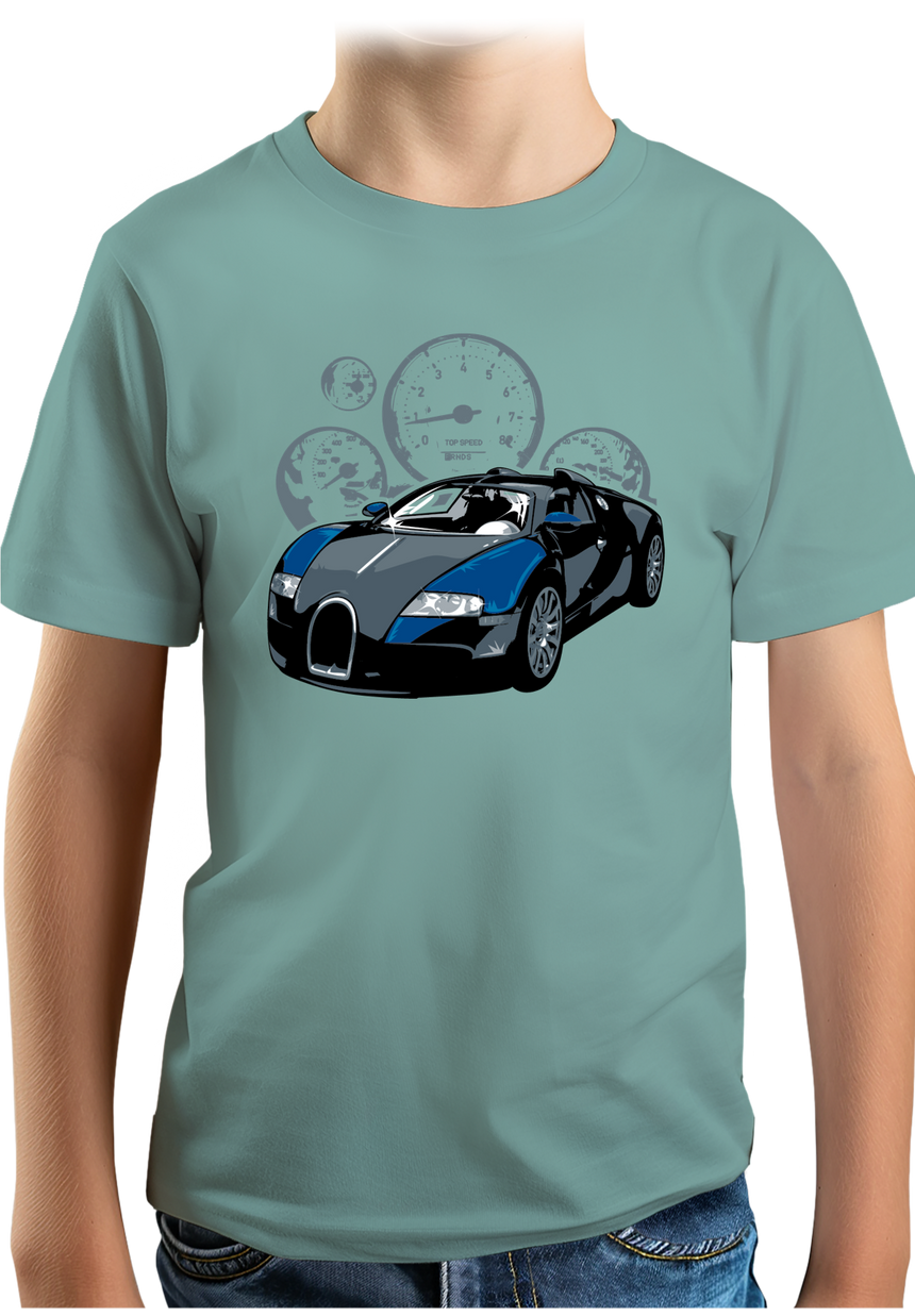 T-Shirt Garçon Voiture Top Speed Bug