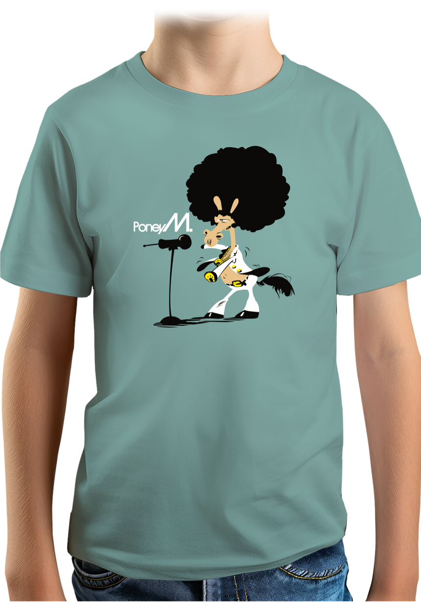 T-Shirt Garçon Chanteur Poney M