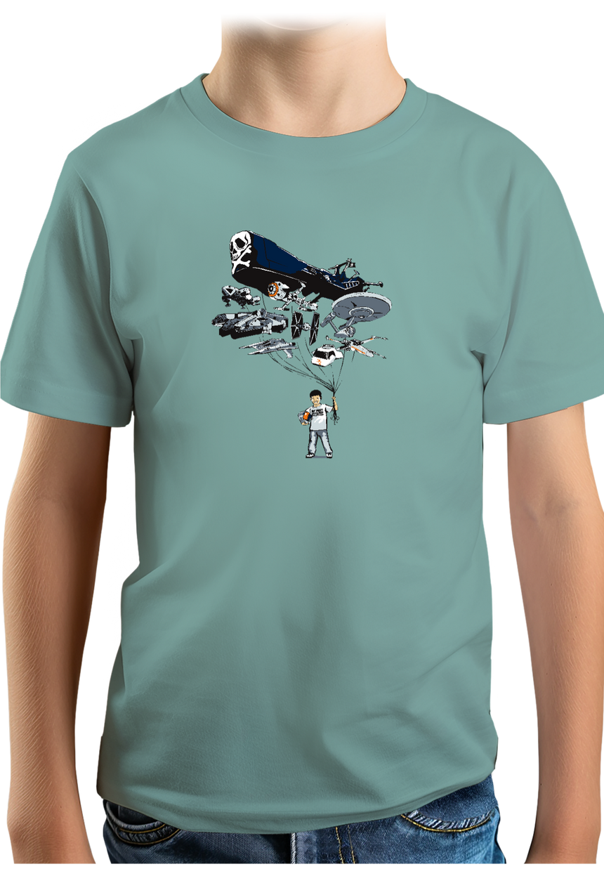 T-Shirt Garçon La collection de vaisseaux