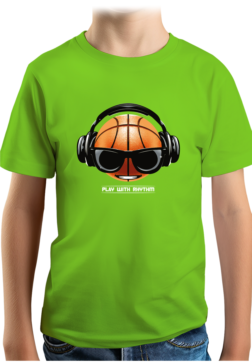 T-Shirt Garçon Play basket with rhythm