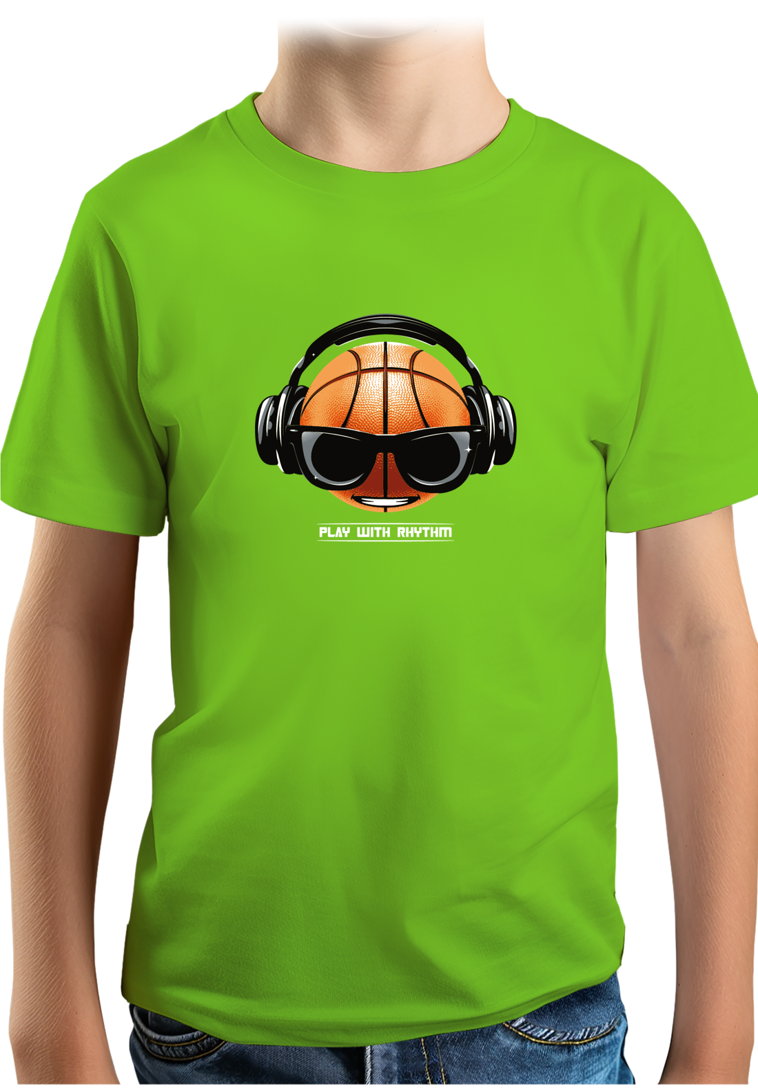 Tee-Shirt Garçon Play basket with rhythm