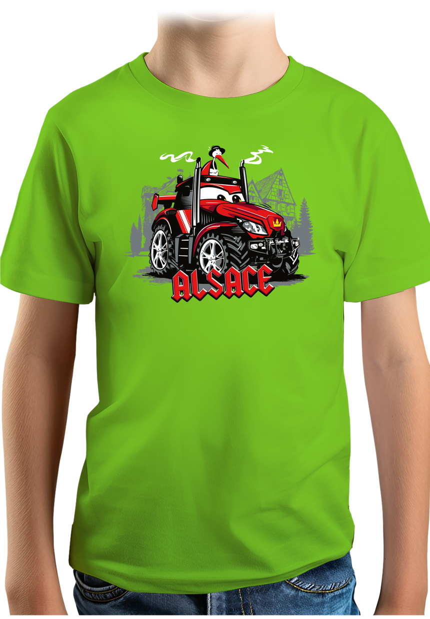 T-Shirt Garçon Le Super tracteur Alsacien