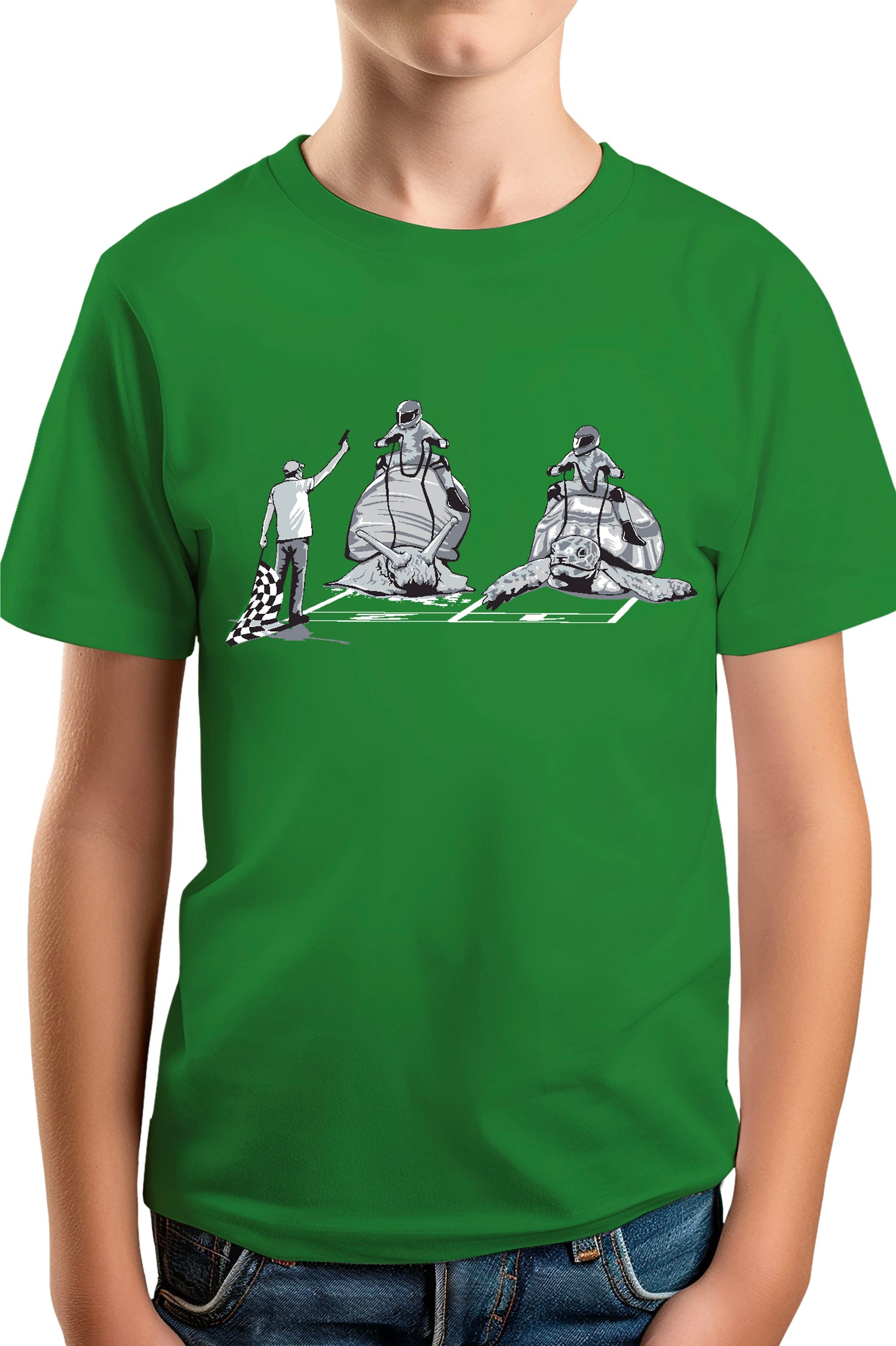 T-Shirt Garçon La Course d'escargots