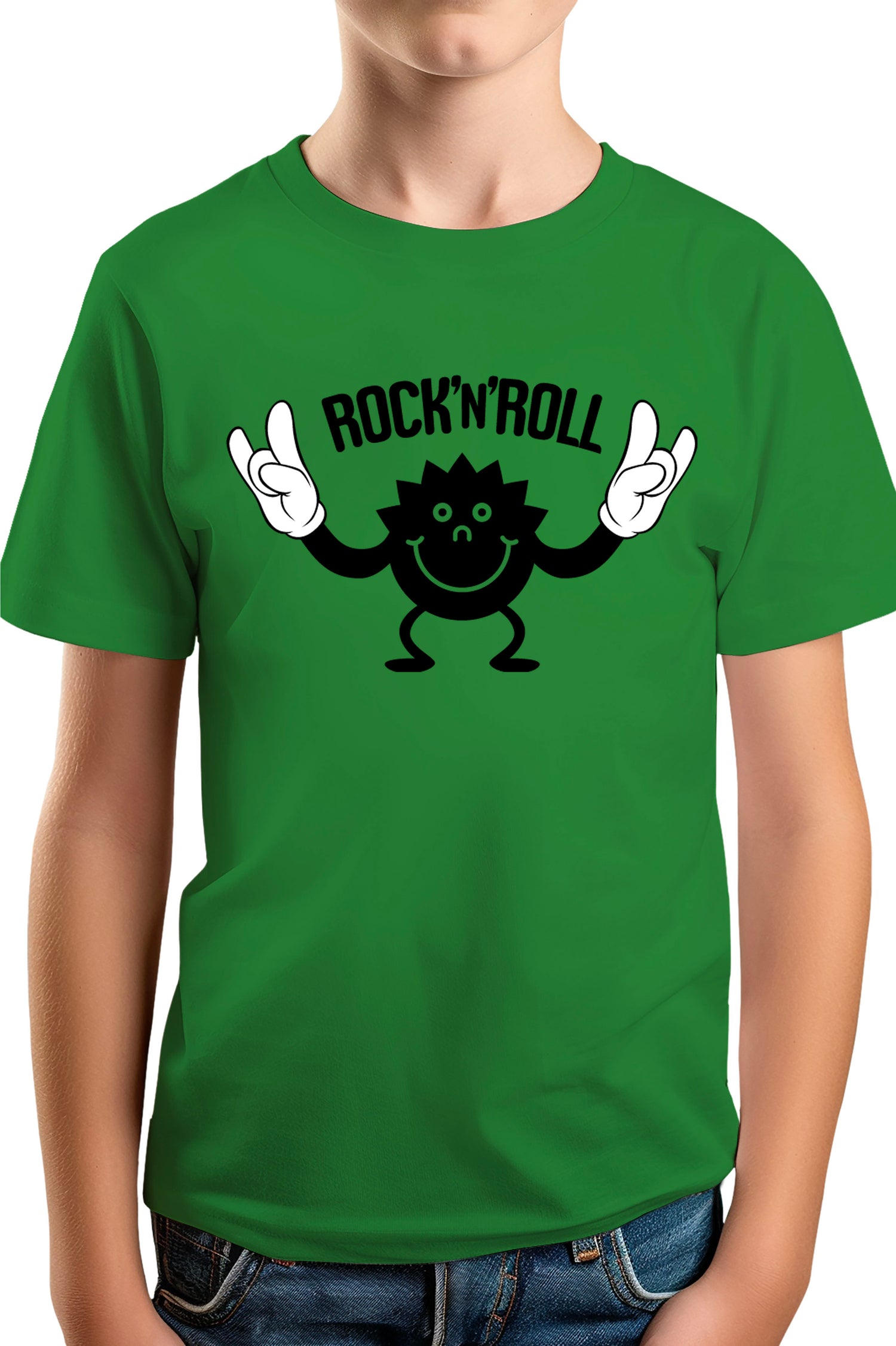 T-Shirt Garçon Smile Rock'N'Roll