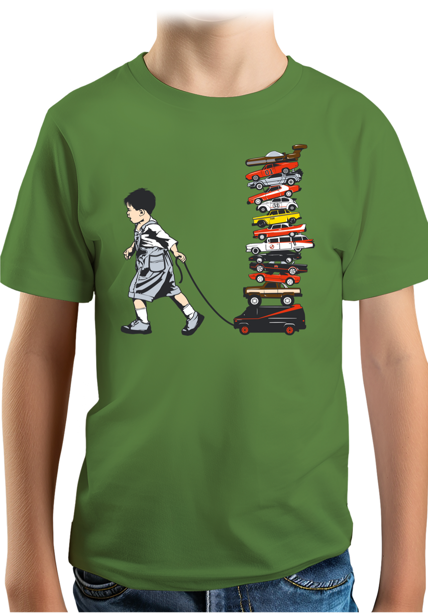 T-Shirt Garçon La Collection de voitures via les séries télé