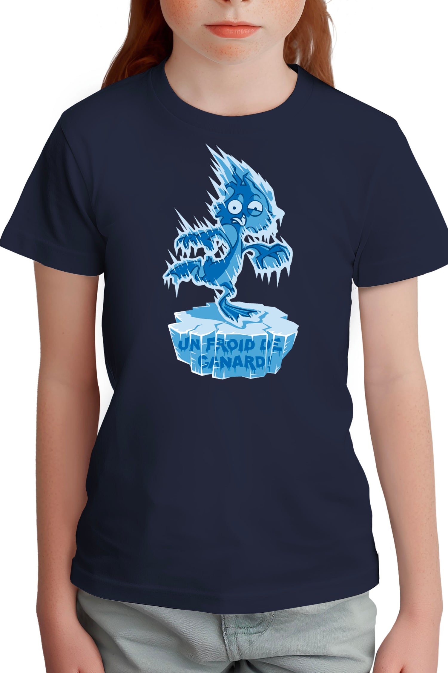 T-Shirt Fille Froid de Canard