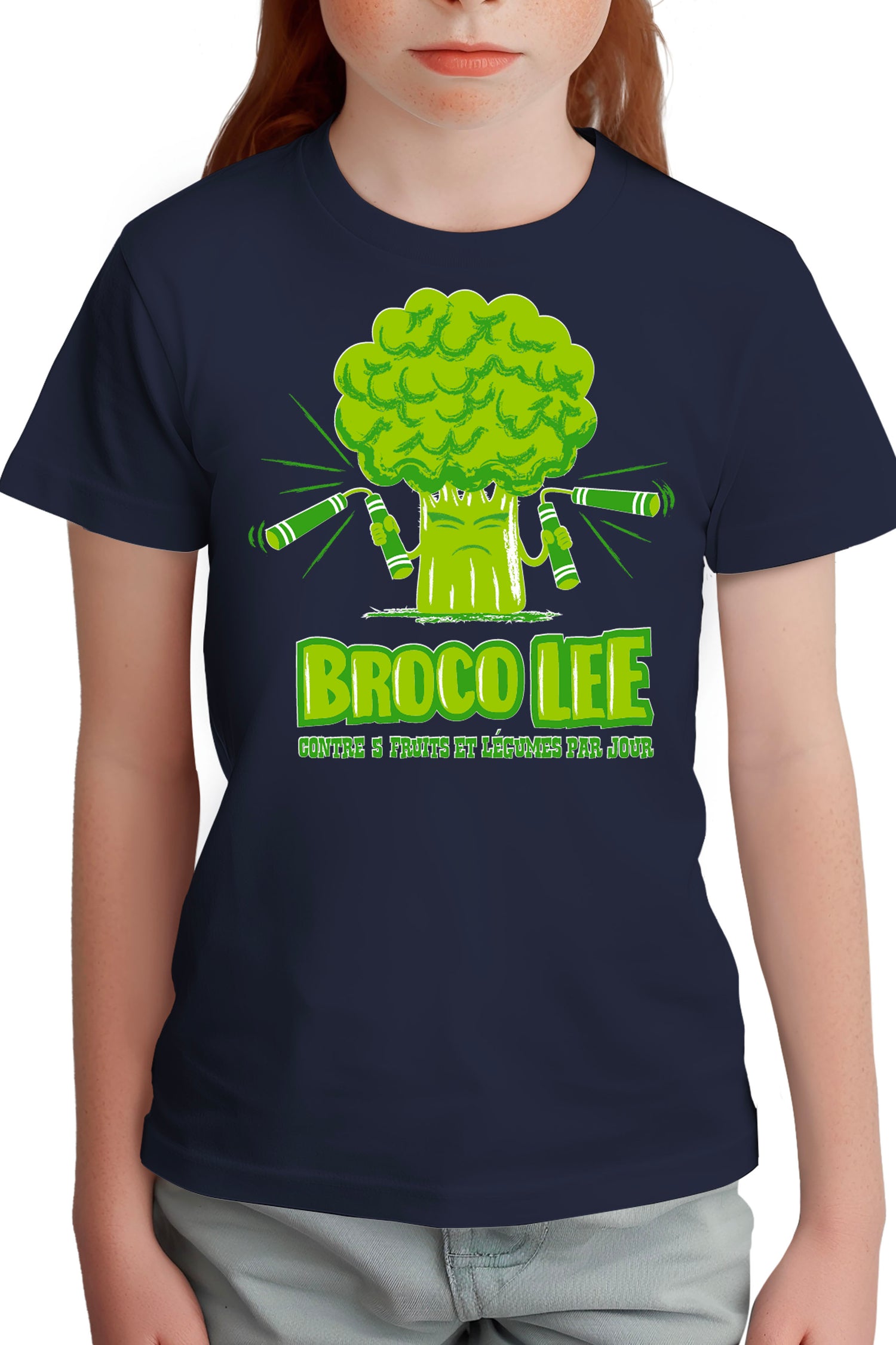 T-Shirt Fille Broco Lee 5 fruits et légumes