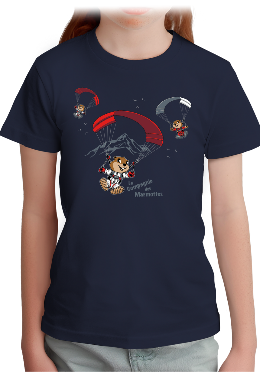 T-Shirt Fille Le Vol des Marmottes
