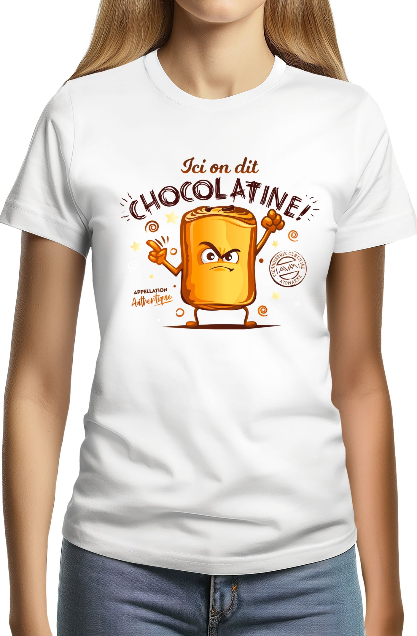 T-shirt Femme Chocolatine