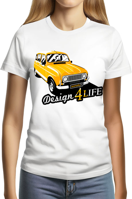 T-Shirt Femme Design 4L