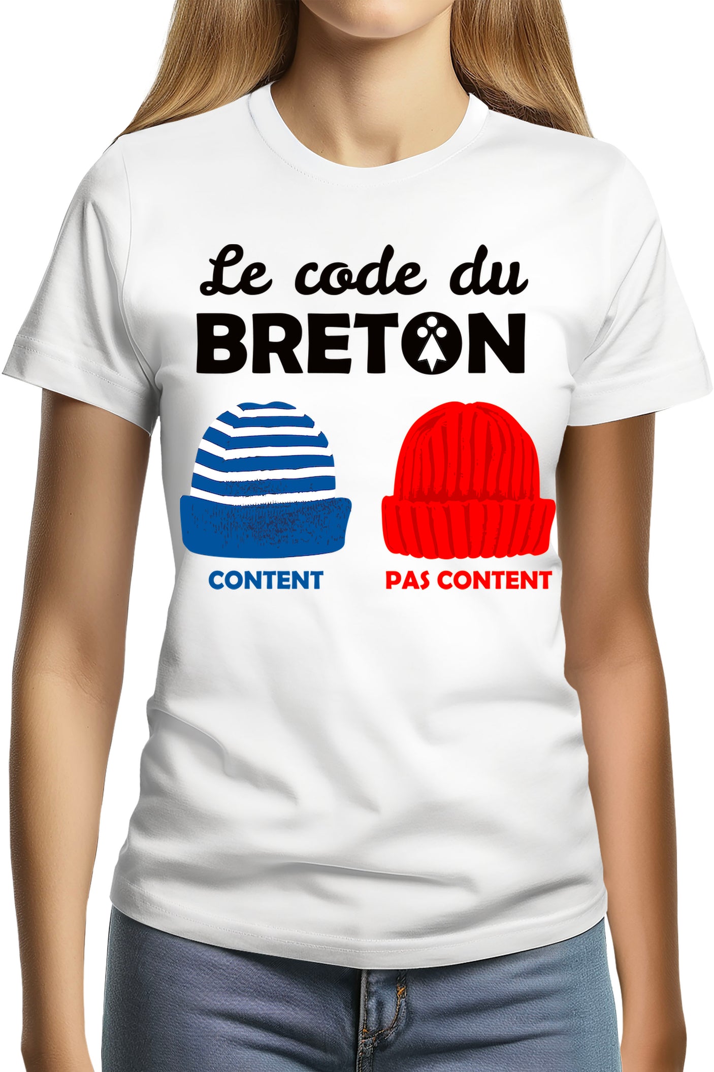 T-Shirt Femme Le code du Breton