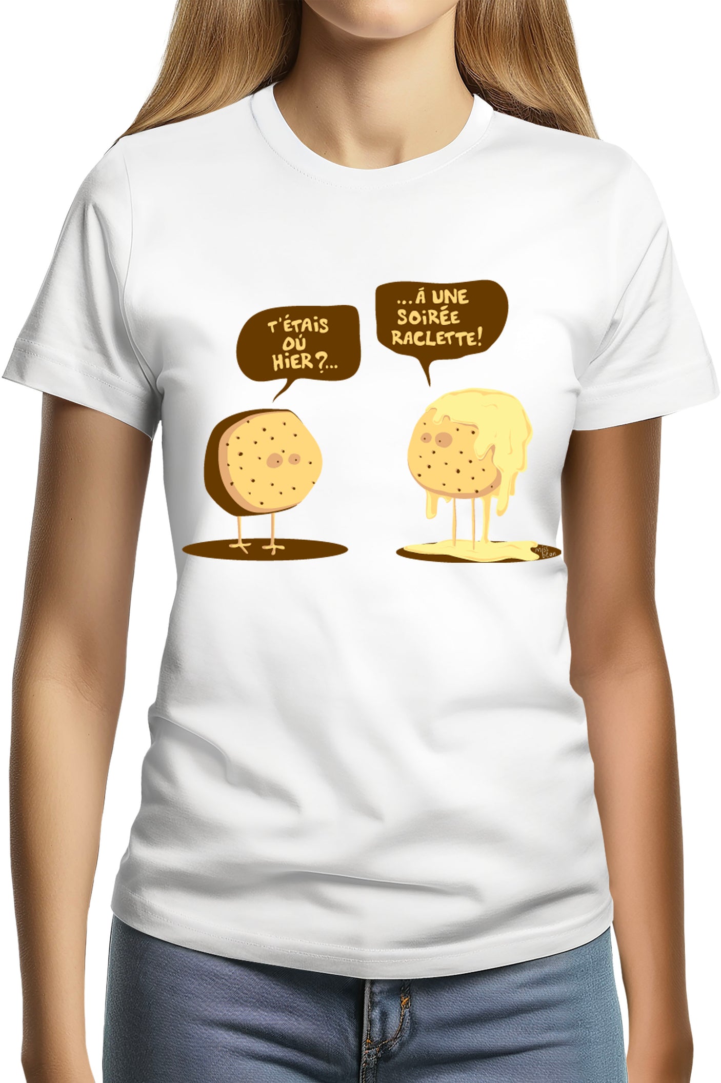 T-Shirt Femme Raclette party
