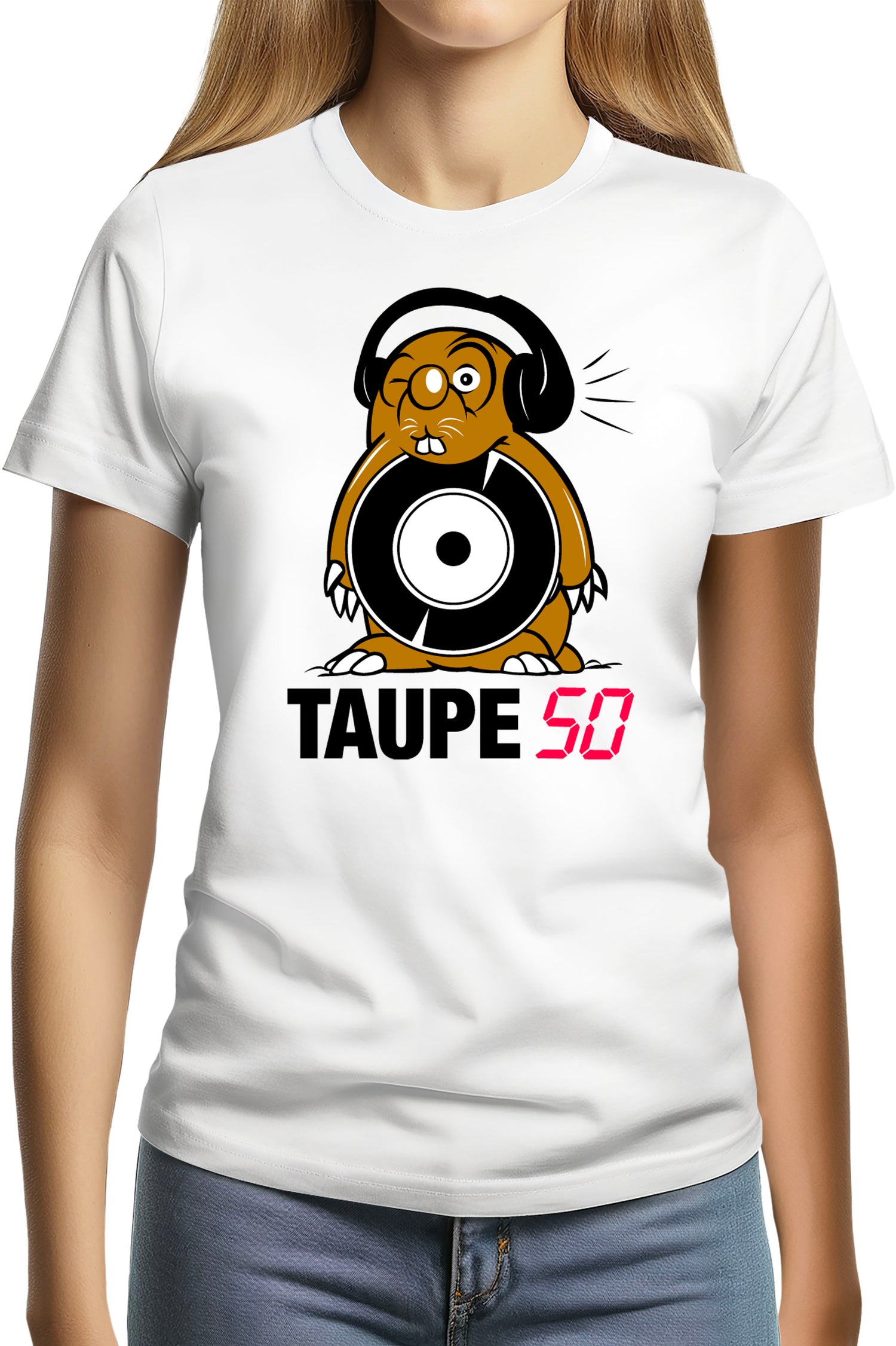 T-Shirt Femme Top 50 version Taupe 50