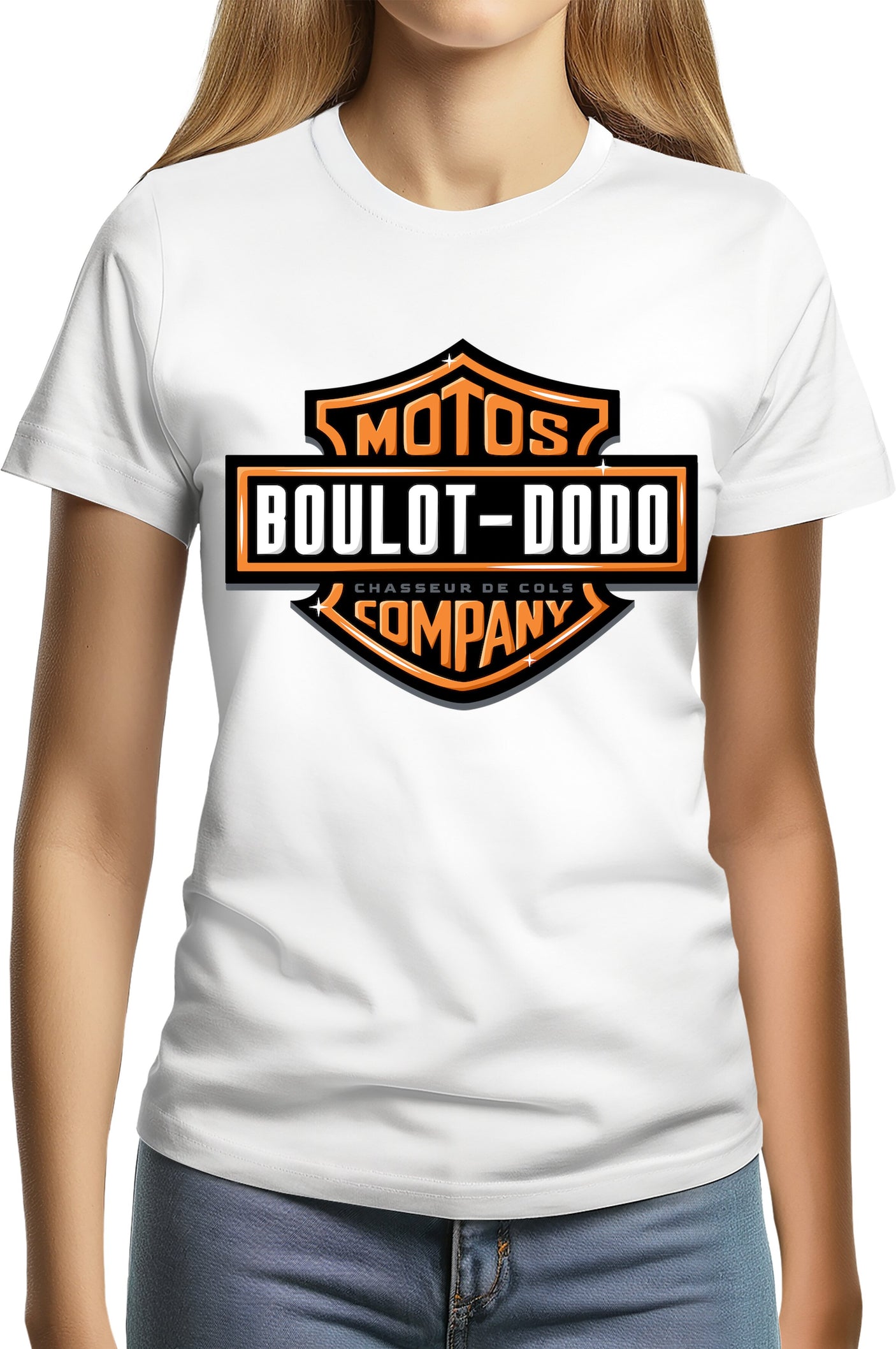 T-Shirt Femme Motos boulot dodo