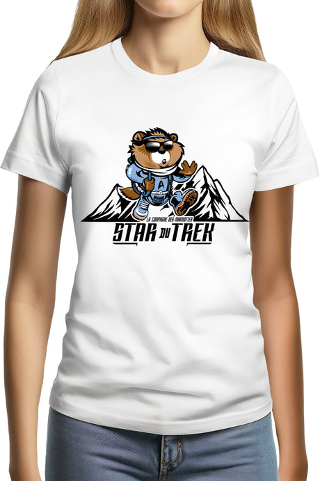 T-Shirt Femme La star du trek