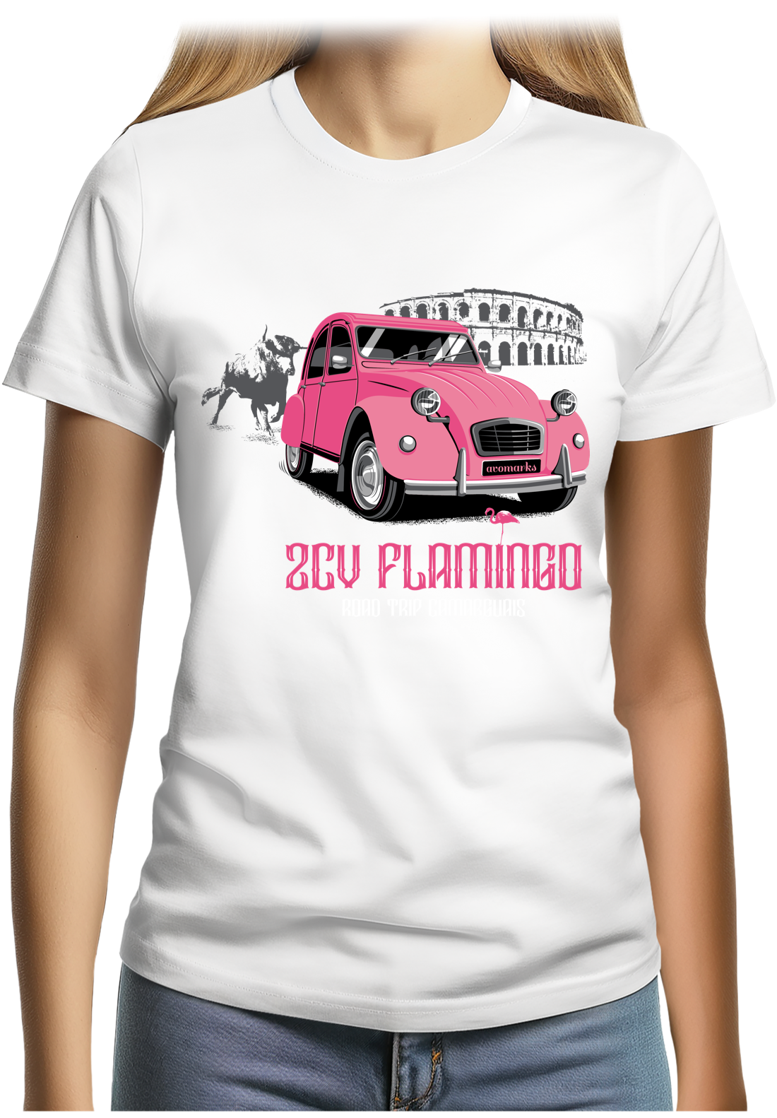 T-Shirt Femme La deuch en camargue