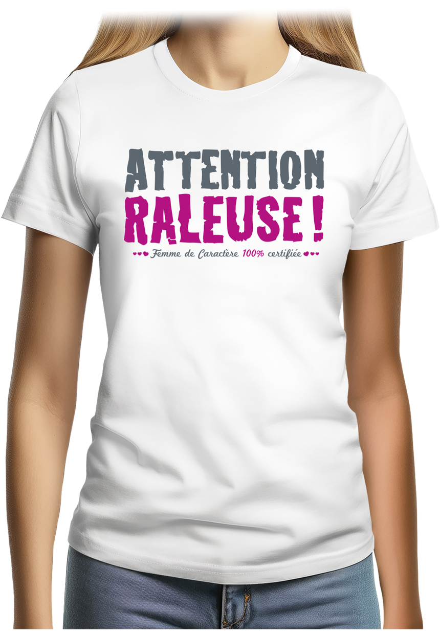 T-Shirt Femme Attention râleuse